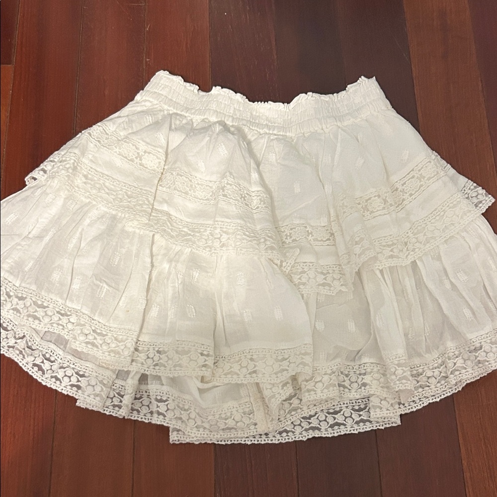 American Eagle Outfitters White Lace Skirt